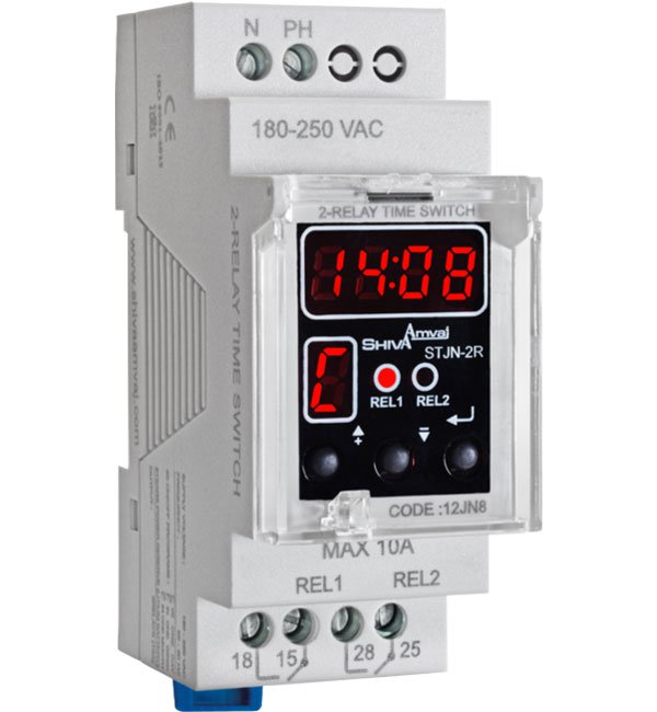 ساعت فرمان دو رله ای سری (N) شیوا امواج 12JN5